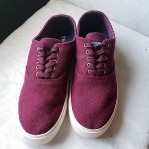 NWOT Sperry Women's Captain's CVO Wool Boat Shoe